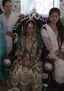 Bride and friends