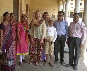 With an Indian family in Jaipur